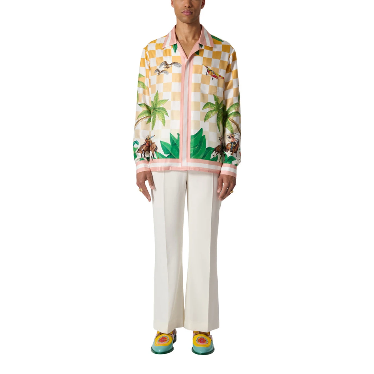 Tennis Club Silk Shirt view 3