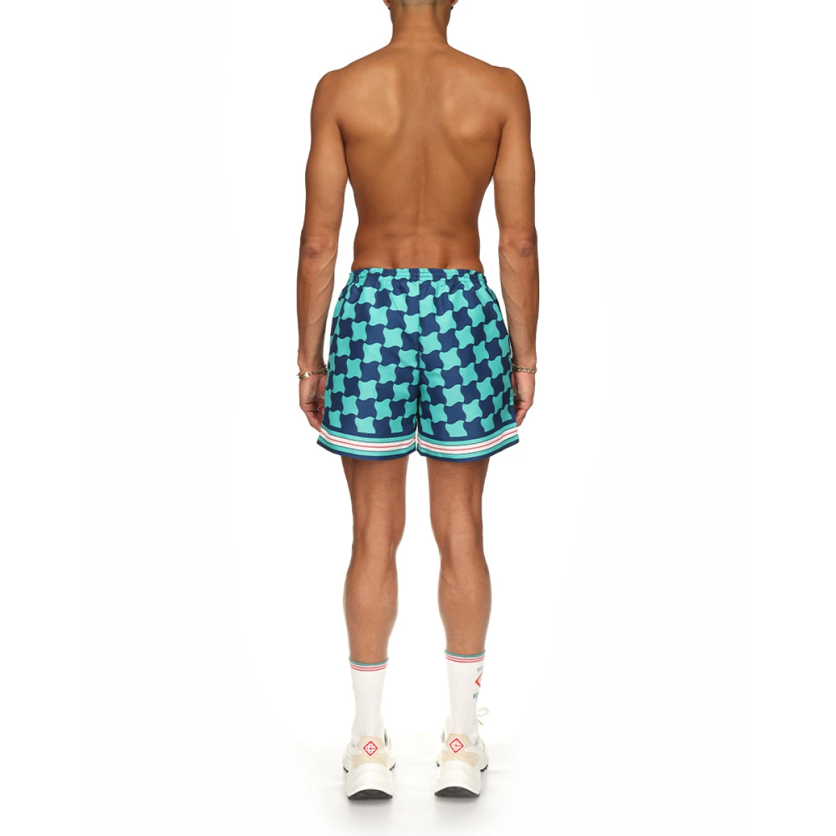 Pool Tile Swim Trunks view 4