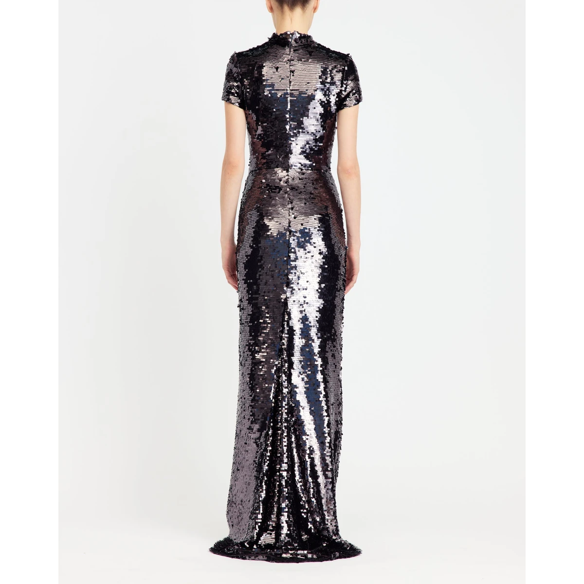Otis Gown In Square Sequin view 4